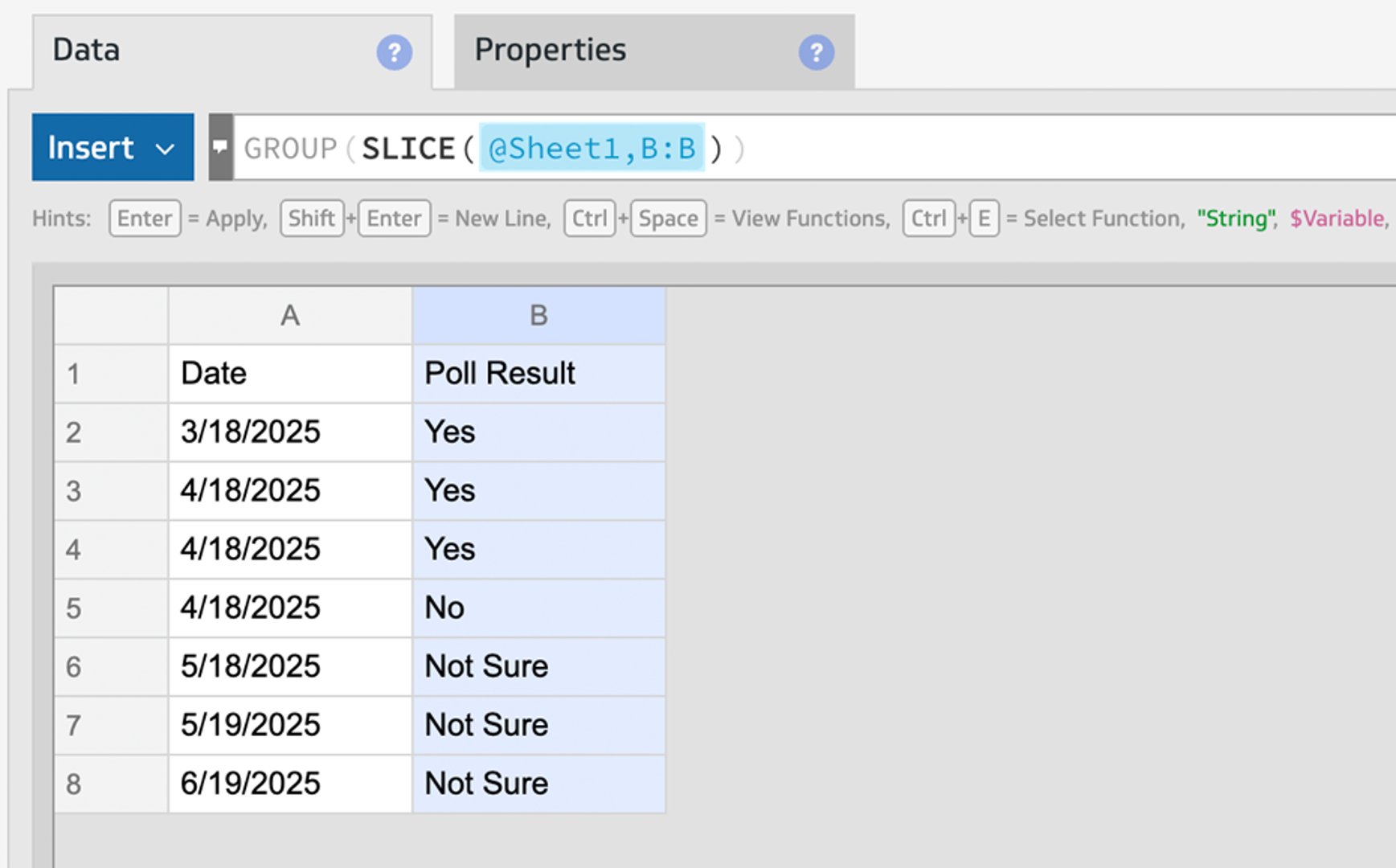 Klip Editor Group Poll