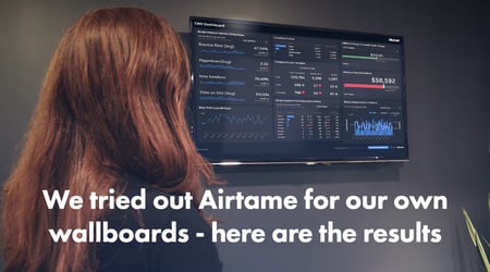 Klipfolio Airtame Wallboards Results