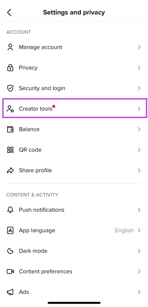 Tik Tok Analytics Creator Dashboard
